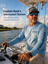 Fishing Guide website featuring outdoor adventure imagery and guide service trip listings